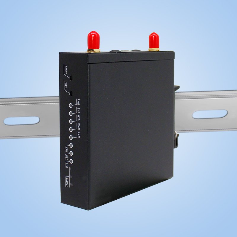 Din Rail Wall Mounted Serial Device Server Modbus Communication Module Rs485 To TCP IP UDP HTTP IOT Gateway 4G Industrial Router
